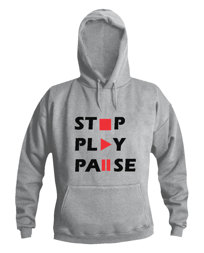 Džemperis Stop play pause Džemperis Stop play pause